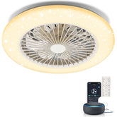Plafondventilator met verlichting - Plafondlamp met ventilator -  Dimbaar - Ø50cm - Aigostar